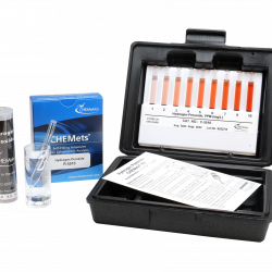 Test Kit Hydrogen Peroxide H2O2 — CHEMets Visual Kit (0-0.8 & 1-10 ppm)
