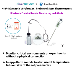 Bel-Art H-B Bluetooth Verification, Probe and Stem Thermometers