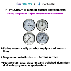 Bel-Art H-B DURAC Bi-Metallic Surface Thermometer