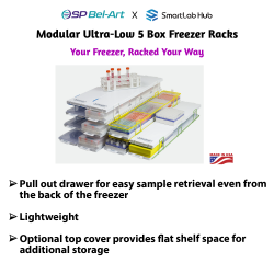 Bel-Art Modular Ultra-Low 5 Box Freezer Racks