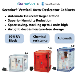 Tủ hút ẩm tự động Bel-Art Secador® 2.0, 3.0 và 4.0 Vertical