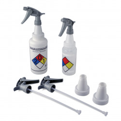 Bel-Art Polypropylene Trigger Sprayers w/ 53mm Adapters (Pack of 2)