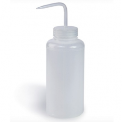 Bel-Art Wide-Mouth 1000ml (32oz) Polyethylene Wash Bottles; Natural Polypropylene Cap, 53mm Closure (Pack of 3)