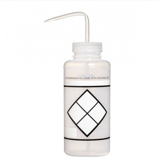Bình tia miệng rộng Bel-Art 500ml (16oz), nhãn an toàn 2 màu LYOB; Polyethylene, nắp Polypropylene trong suốt (Bộ 6 bình) Bình tia miệng rộng Bel-Art 500ml (16oz), nhãn an toàn 2 màu LYOB; Polyethylene, nắp Polypropylene trong suốt (Bộ 6 bình)