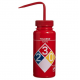 Bình tia miệng rộng Bel-Art 500ml (16oz) nhãn an toàn 4 màu Toluene; Polyethylene; nắp Polypropylene màu đỏ (Bộ 4 bình) Bình tia miệng rộng Bel-Art 500ml (16oz) nhãn an toàn 4 màu Toluene; Polyethylene; nắp Polypropylene màu đỏ (Bộ 4 bình)