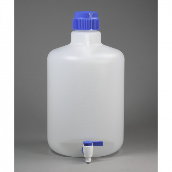 Bình carboy Polypropylen có thể hấp tiệt trùng Bel-Art có vòi 20 lít (5,3 gallon)