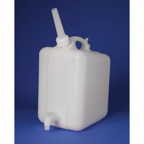 Bel-Art Bình can polypropylene chứa hóa chất có vòi và nắp vặn 5 lít (1.25 Gallons), 1 in. I.D. Spout
