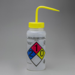 Bình tia van an toàn Bel-Art nhãn GHS Dichloromethane; 500ml (Bộ 4 bình)