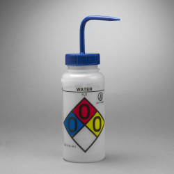 Bình tia van an toàn Bel-Art nhãn GHS Water; 500ml (Bộ 4 bình)