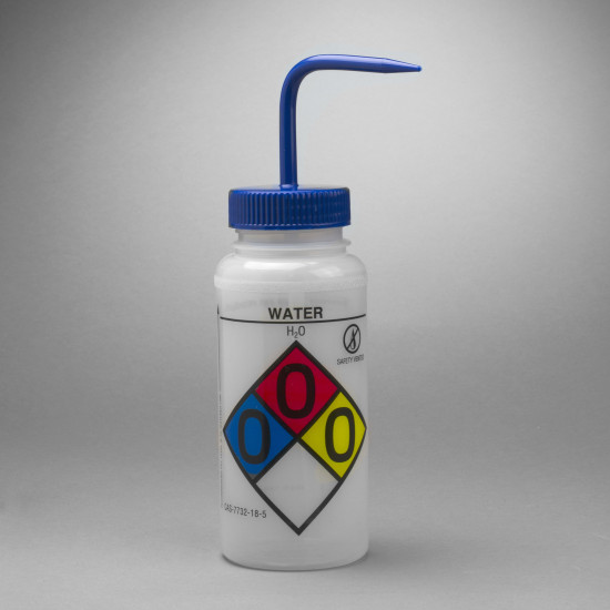 Bình tia van an toàn Bel-Art nhãn GHS Water; 500ml (Bộ 4 bình)