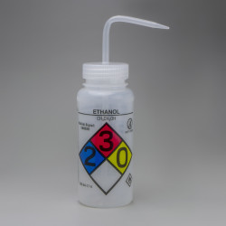 Bình tia van an toàn Bel-Art nhãn GHS Ethanol; 500ml (Bộ 4 bình)