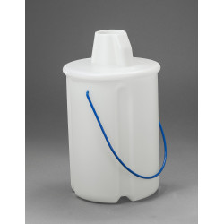 Bel-Art Bình chứa dung môi hóa chất hình nón cụt có tay cầm 4 Lit Bottle, Polyethylene