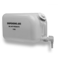Bel-Art Polyethylene Dispensing Jug; 20 Liters (5 Gallons), Polyethylene Spigot