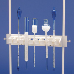 Bel-Art Chromatography Column Holder; 12¼ x 2½ in. for up to 8 1³⁄₁₆ in. Columns