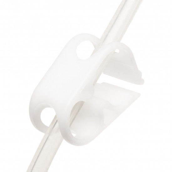 Bel-Art Acetal Mid-Range Plastic Tubing Clamps; For ⅛ to ⁷⁄₁₆ in. O.D. Tubing (Pack of 12)