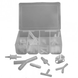 Bel-Art 28-Piece Plastic Fitting Kit