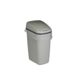 Bel-Art Touch Free™ 8.7 Gallon Automatic Waste Can with Grey Lid