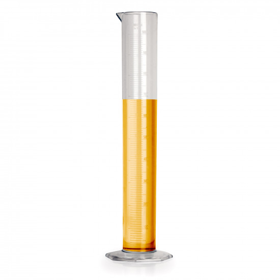 Bel-Art 1000ml Clear TPX® Graduated Cylinder; 10.0ml Graduation