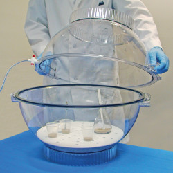 Bình hút ẩm chân không Bel-Art Techni-Dome Polycarbonate; 2.3 cu. ft.