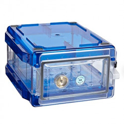 Tủ hút ẩm vỏ xanh lam Bel-Art Secador® Clear 1.0 Horizontal, 0.7 cu. ft.