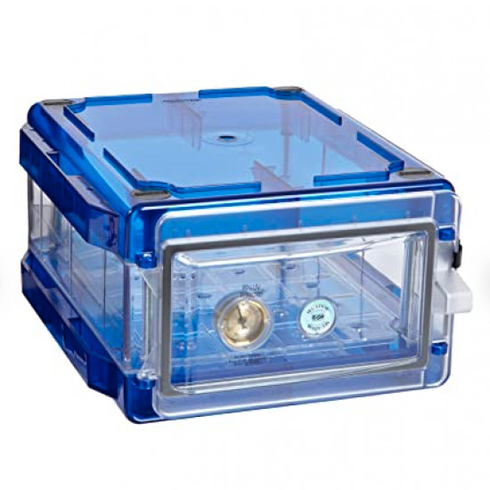 Tủ hút ẩm vỏ xanh lam Bel-Art Secador® Clear 1.0 Horizontal, 0.7 cu. ft.