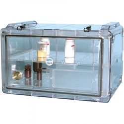 Bel-Art Secador® Clear 4.0 Horizontal Profile Gas-Purge Desiccator Cabinet; 1.9 cu. ft.