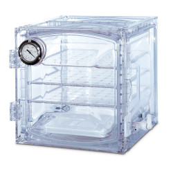 Bel-Art Lab Companion Clear Polycarbonate Cabinet Style Vacuum Desiccator; 35 Liter