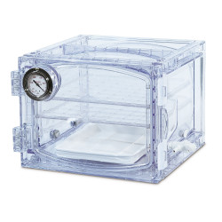 Bel-Art Lab Companion Clear Polycarbonate Cabinet Style Vacuum Desiccator; 23 Liter