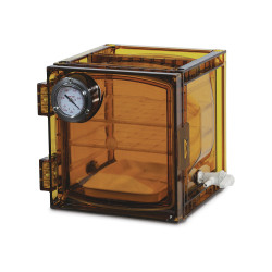 Bình hút ẩm chân không Bel-Art Lab Companion Polycarbonate Amber Cabinet Style; 11 lít
