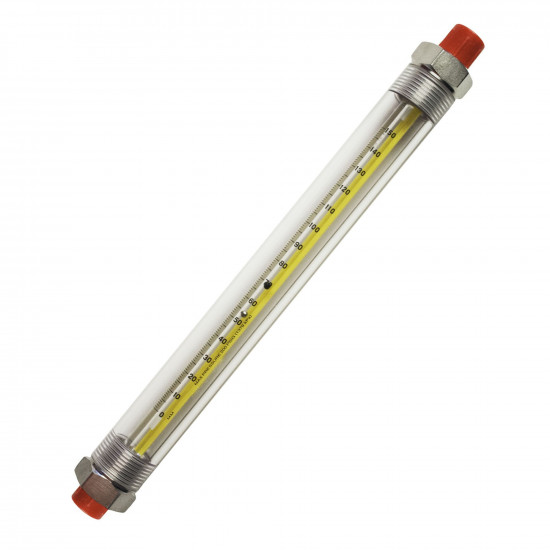 Bel-Art Riteflow Borosilicate Glass Guarded Flowmeter; 150mm Scale, Size 1