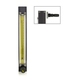 Bel-Art Riteflow Aluminum Mounted Flowmeter; 150mm Scale, Size 3