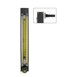 Bel-Art Riteflow Aluminum Mounted Flowmeter; 150mm Scale, Size 4