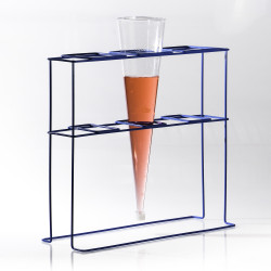 Bel-Art Poxygrid Imhoff Cone Rack; 3 Places, 17¹⁄₂ x 6³⁄₄ x 16 in.