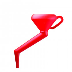 Bel-Art Polyethylene 1000ml Offset Stem Funnel