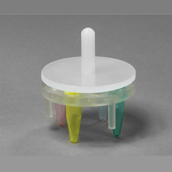 Giá đỡ ống ly tâm Bel-Art Round Microcentrifuge Floating Bubble Rack với đĩa gài; dành cho ống 1.5ml, 8 vị trí, đặt vừa cốc 400ml