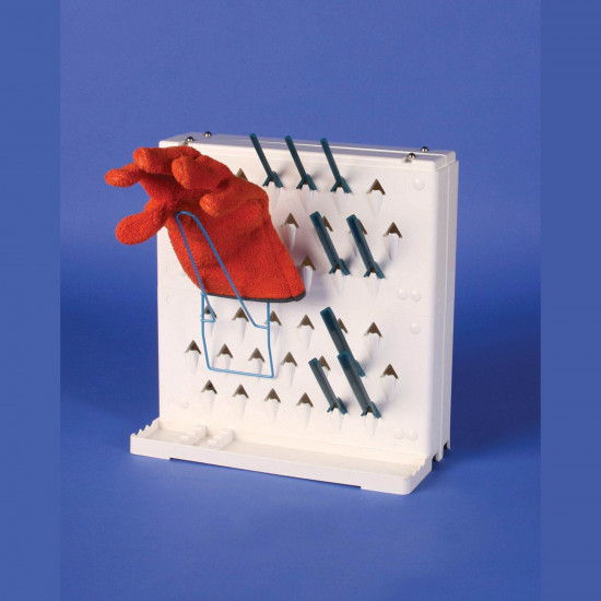Giá phơi găng tay Bel-Art Lab-Aire® II Wire Glove Holder; dành cho 2 găng tay