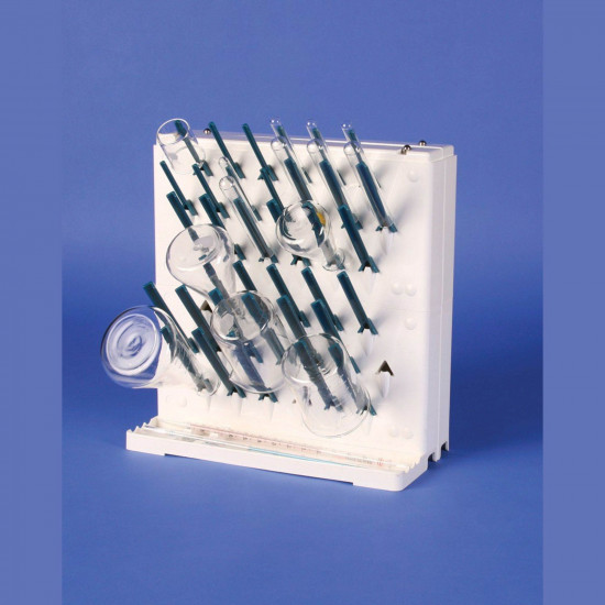 Giá phơi dụng cụ thủy tinh để bàn Bel-Art Lab-Aire II Single-Sided Non-Electric; 2 Tier, 14.75 x 7 x 15.4 in.