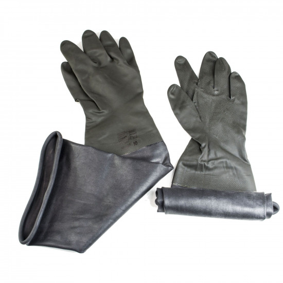 Găng tay cao su tổng hợp Bel-Art; Cỡ 10, Dành cho cổng găng tay 6 inch (Đôi)