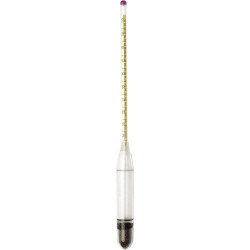 Bel-Art H-B DURAC Salt Brine Shatterproof Plastic Hydrometer; 10/100 Percent by Saturation