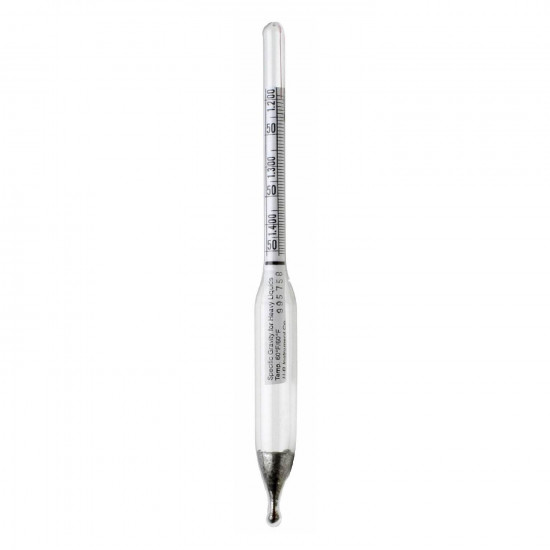 Bel-Art H-B DURAC 1.200/1.450 Specific Gravity Hydrometer for Liquids Heavier Than Water Bel-Art H-B DURAC 1.200/1.450 Specific Gravity Hydrometer for Liquids Heavier Than Water