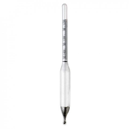 Bel-Art H-B DURAC 1.000/1.600 Specific Gravity Hydrometer for Liquids Heavier Than Water