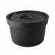 Bel-Art Magic Touch 2 High Performance Black Ice Bucket; 2.5 Liter, With Lid