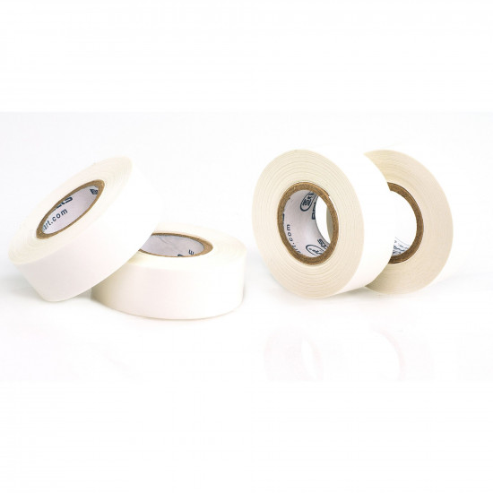 Bel-Art Write-On White Label Tape; 15yd Length, ³/₄ in. Width, 1 in. Core (Pack of 4)