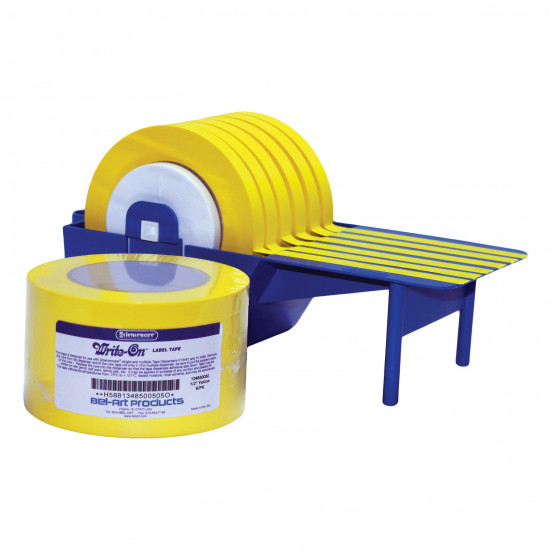 Bel-Art Write-On Yellow Label Tape; 40yd Length, ¹/₂ in. Width, 3 in. Core (Pack of 6) Bel-Art Write-On Yellow Label Tape; 40yd Length, ¹/₂ in. Width, 3 in. Core (Pack of 6)