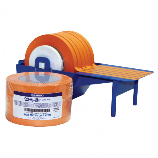 Bel-Art Write-On Orange Label Tape; 40yd Length, ¹/₂ in. Width, 3 in. Core (Pack of 6) Bel-Art Write-On Orange Label Tape; 40yd Length, ¹/₂ in. Width, 3 in. Core (Pack of 6)