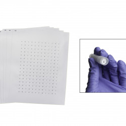 Bel-Art Cryogenic Storage Label Sheets; 9.5mm Dots for 0.5-1.5ml Tubes, White (3840 labels)