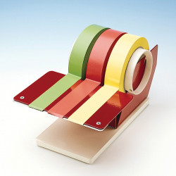 Bel-Art Multi-Roll Tape Dispenser; 10¹/₄ x 6 x 4³/₈ in., 4 in. x 6 in. Writing Surface