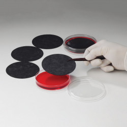 Bel-Art Charcoal Disks for 100mm Petri Dishes (Pack of 50)