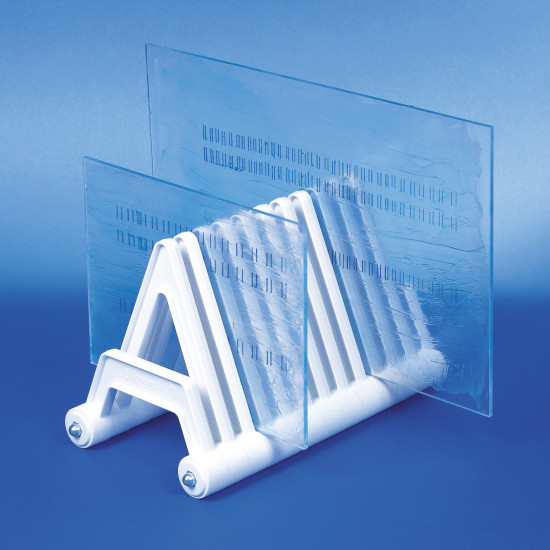 Bel-Art Electrophoresis Gel Plate Rack; Plastic, 8 x 15 x 9 in.