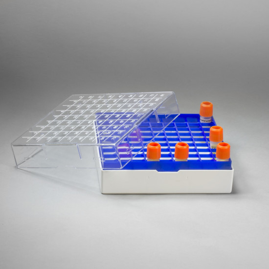 Bel-Art ProCulture Cryogenic Vial Storage Box; 81 Places, For 1.2-2.0ml Vials (Pack of 4) Bel-Art ProCulture Cryogenic Vial Storage Box; 81 Places, For 1.2-2.0ml Vials (Pack of 4)